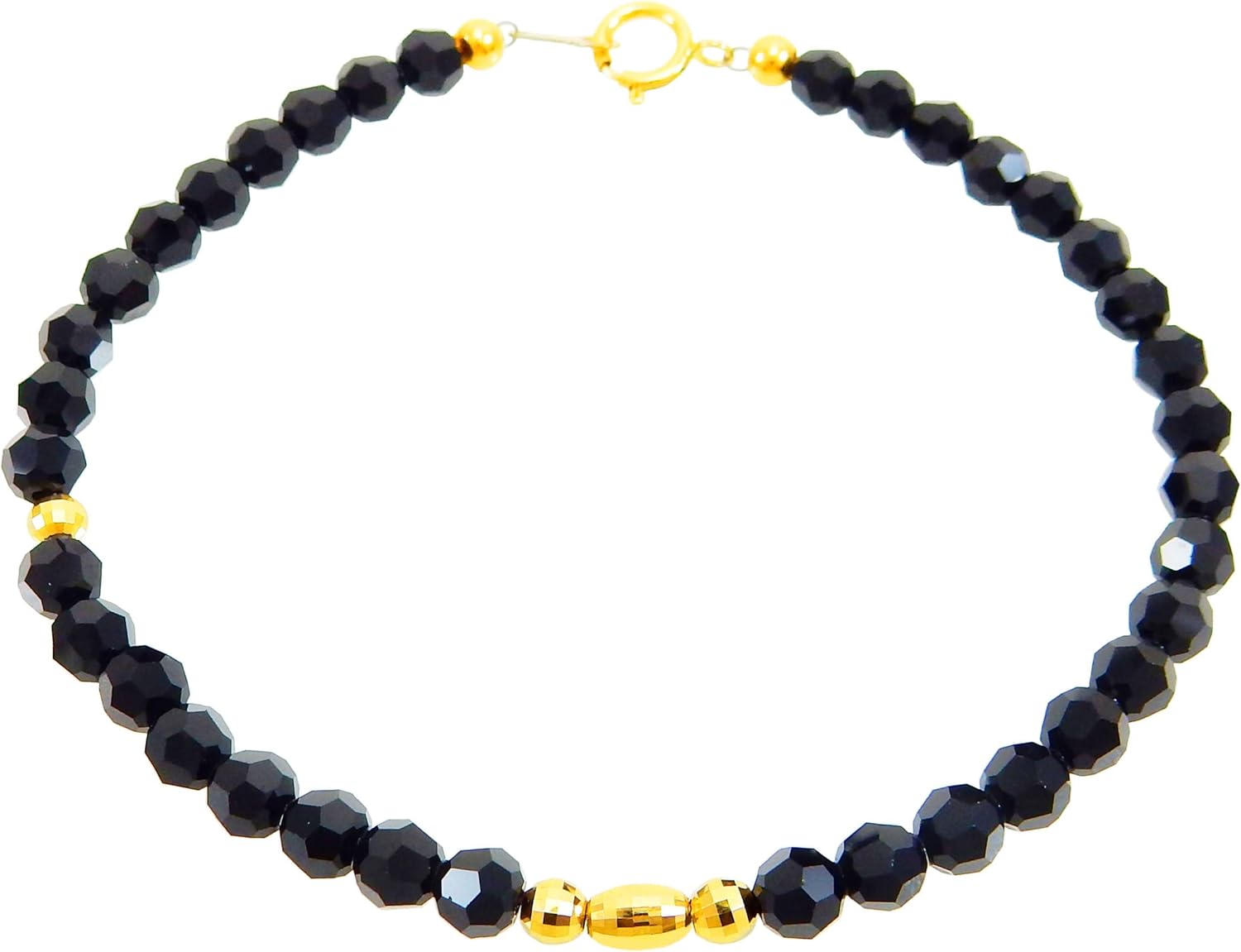 ハッピーグッツショップ] 18金 ブレスレット ゴールド 2連 ペタル